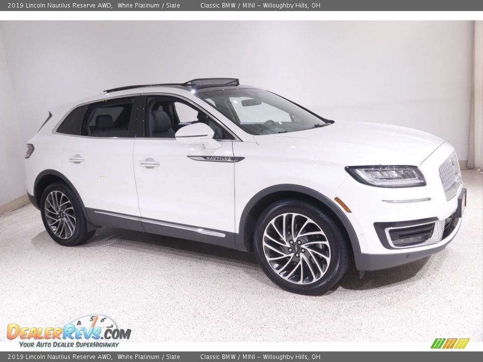 2019 Lincoln Nautilus Reserve AWD White Platinum / Slate Photo #1