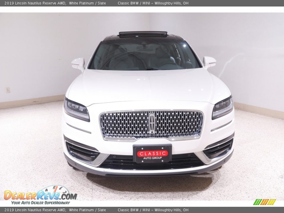 2019 Lincoln Nautilus Reserve AWD White Platinum / Slate Photo #2