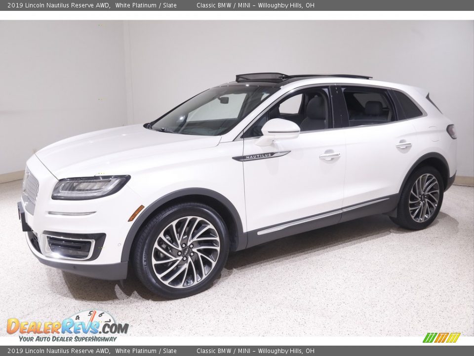 2019 Lincoln Nautilus Reserve AWD White Platinum / Slate Photo #3