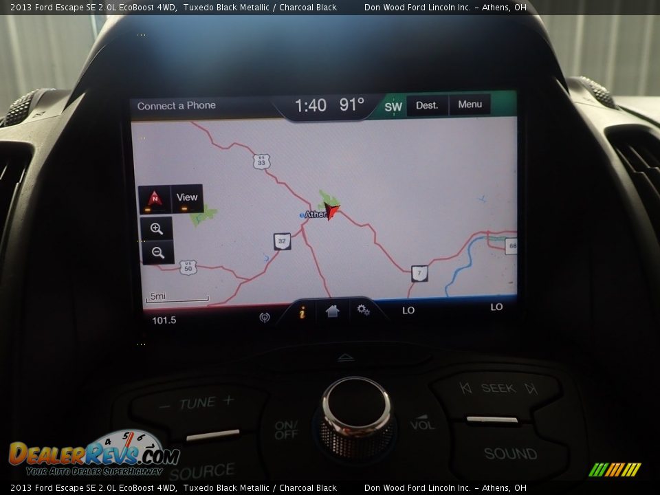 2013 Ford Escape SE 2.0L EcoBoost 4WD Tuxedo Black Metallic / Charcoal Black Photo #3