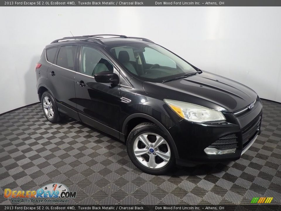 2013 Ford Escape SE 2.0L EcoBoost 4WD Tuxedo Black Metallic / Charcoal Black Photo #4