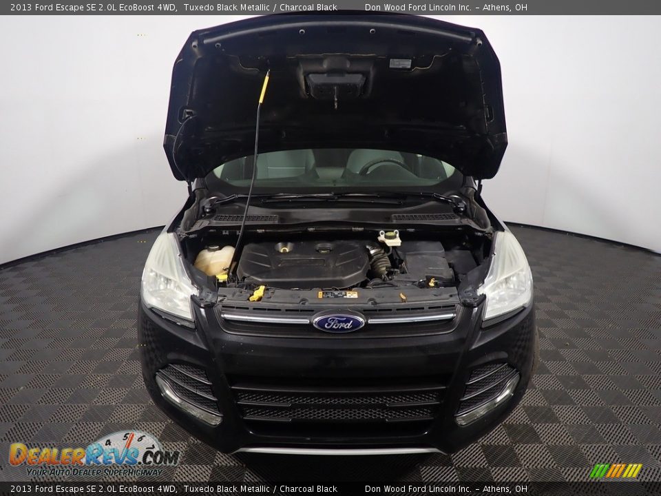 2013 Ford Escape SE 2.0L EcoBoost 4WD Tuxedo Black Metallic / Charcoal Black Photo #7
