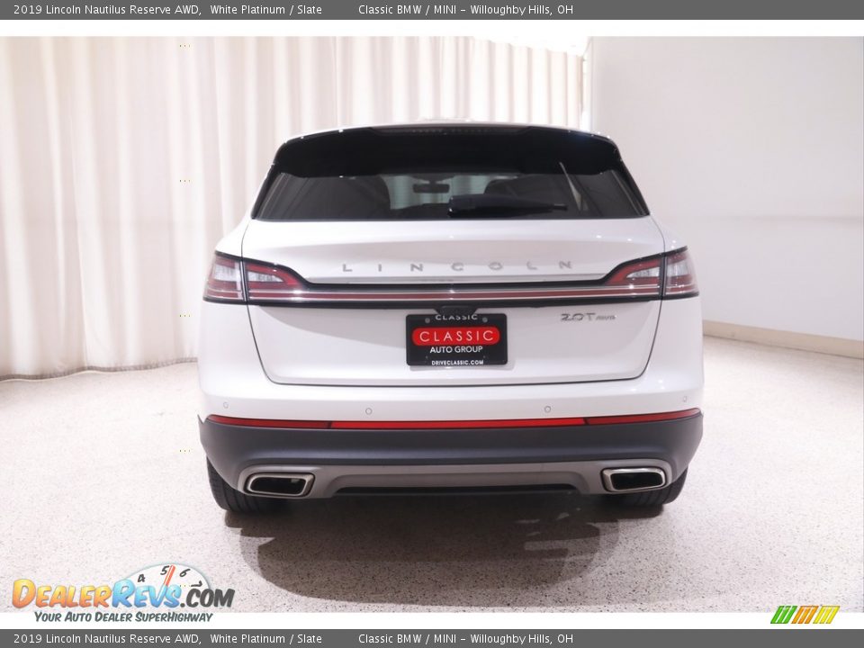 2019 Lincoln Nautilus Reserve AWD White Platinum / Slate Photo #23