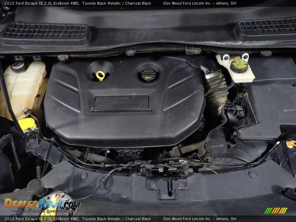 2013 Ford Escape SE 2.0L EcoBoost 4WD Tuxedo Black Metallic / Charcoal Black Photo #8