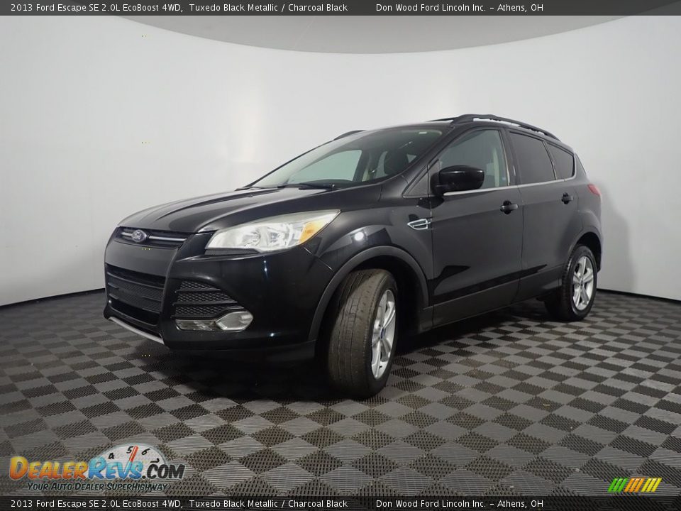 2013 Ford Escape SE 2.0L EcoBoost 4WD Tuxedo Black Metallic / Charcoal Black Photo #9