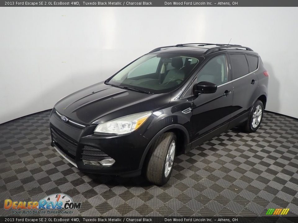 2013 Ford Escape SE 2.0L EcoBoost 4WD Tuxedo Black Metallic / Charcoal Black Photo #10