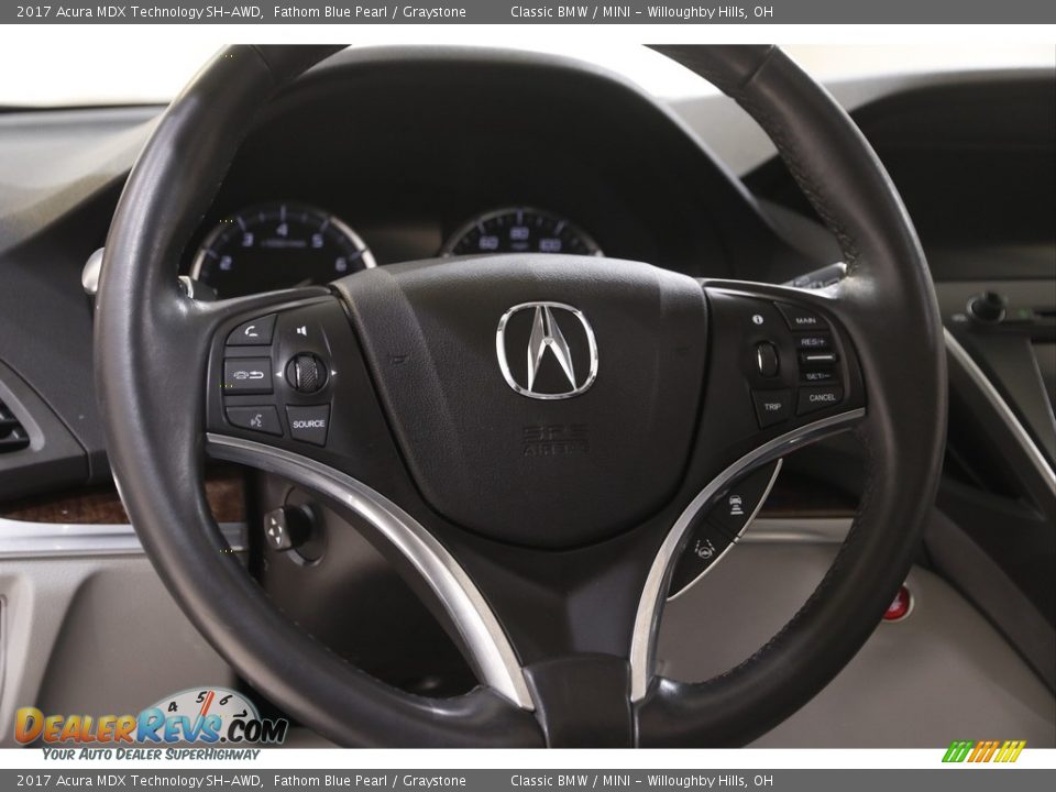 2017 Acura MDX Technology SH-AWD Steering Wheel Photo #7