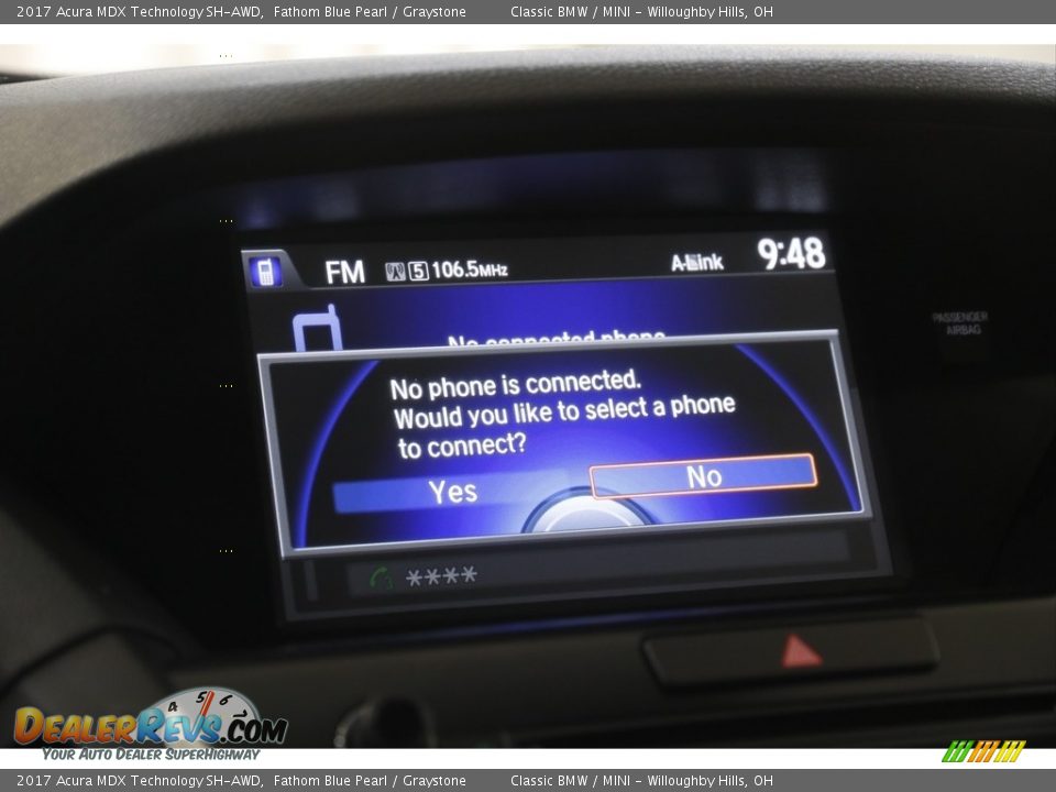 Controls of 2017 Acura MDX Technology SH-AWD Photo #11