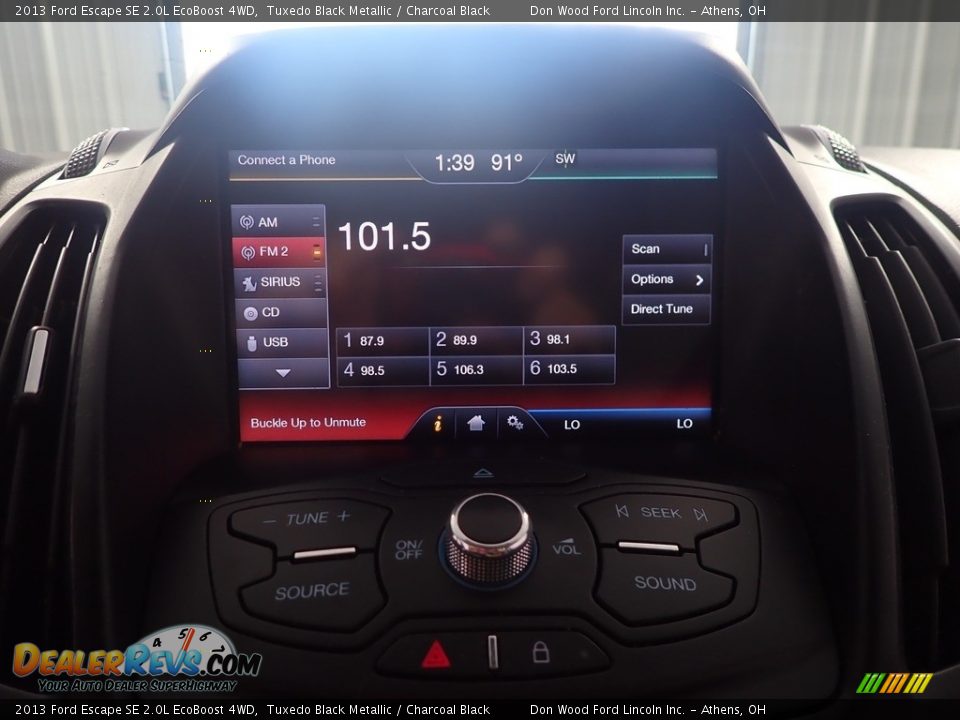 2013 Ford Escape SE 2.0L EcoBoost 4WD Tuxedo Black Metallic / Charcoal Black Photo #29