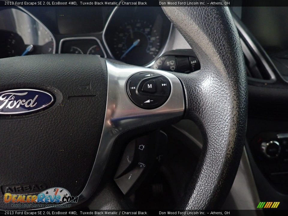 2013 Ford Escape SE 2.0L EcoBoost 4WD Tuxedo Black Metallic / Charcoal Black Photo #33