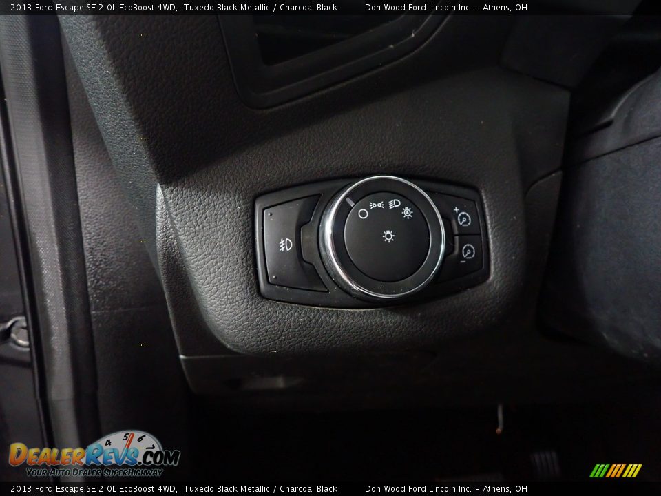 2013 Ford Escape SE 2.0L EcoBoost 4WD Tuxedo Black Metallic / Charcoal Black Photo #34