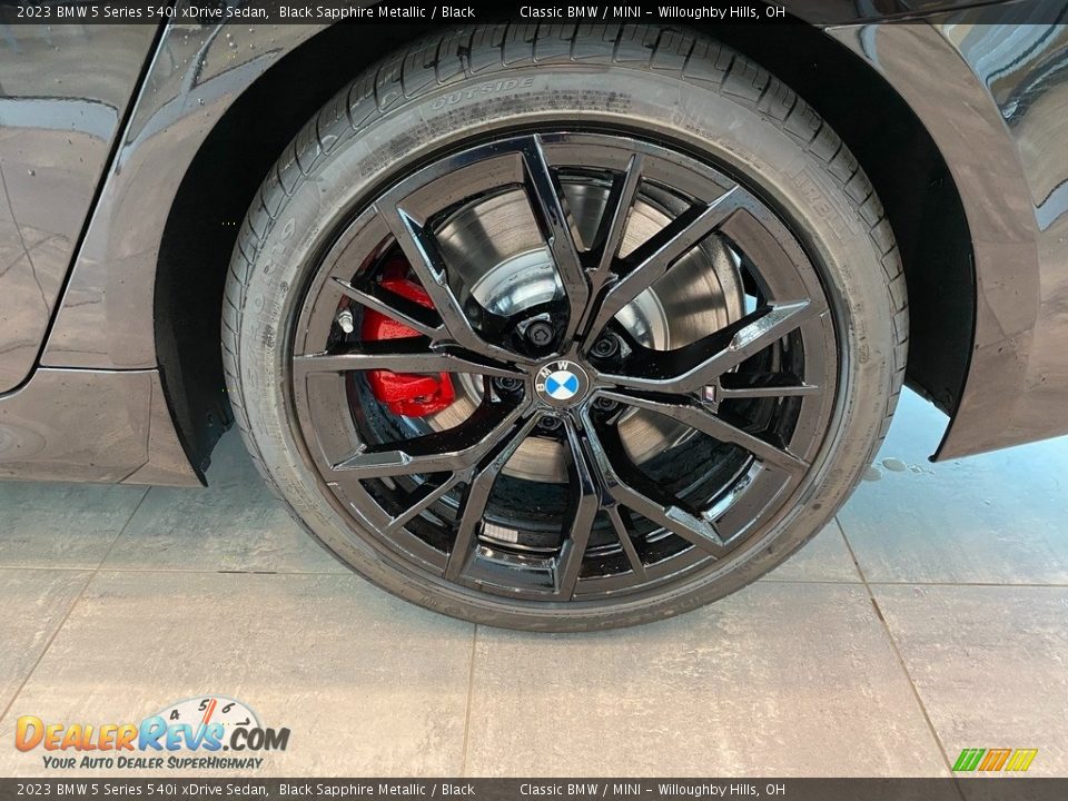 2023 BMW 5 Series 540i xDrive Sedan Black Sapphire Metallic / Black Photo #3