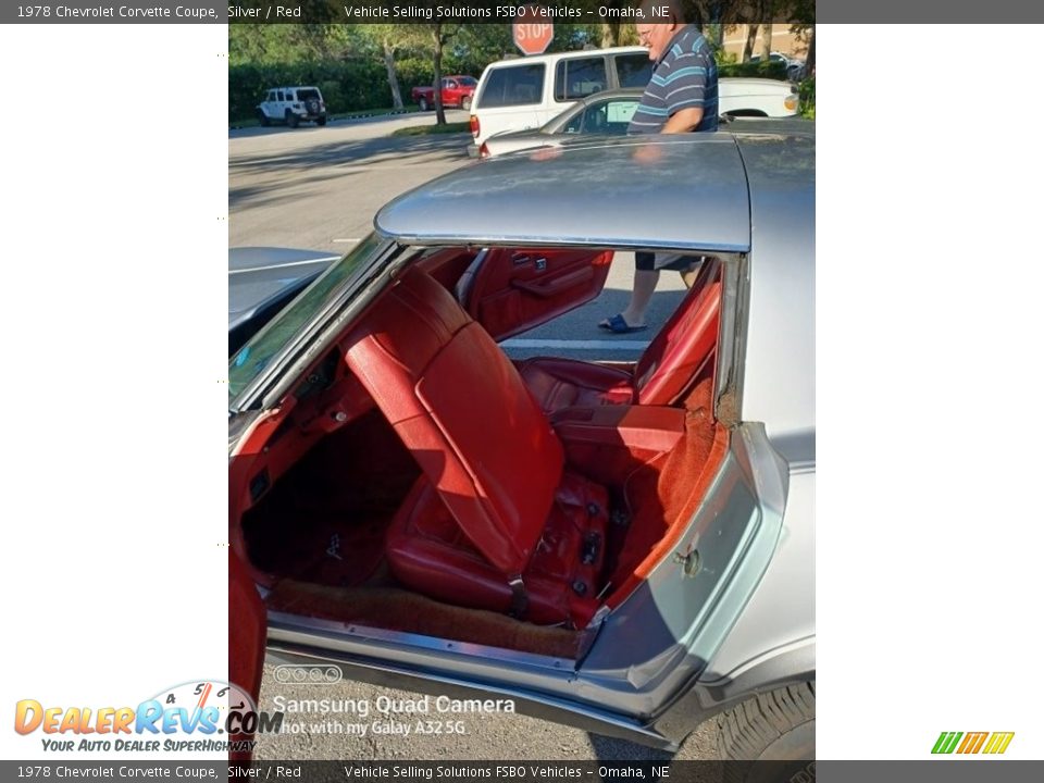 1978 Chevrolet Corvette Coupe Silver / Red Photo #9