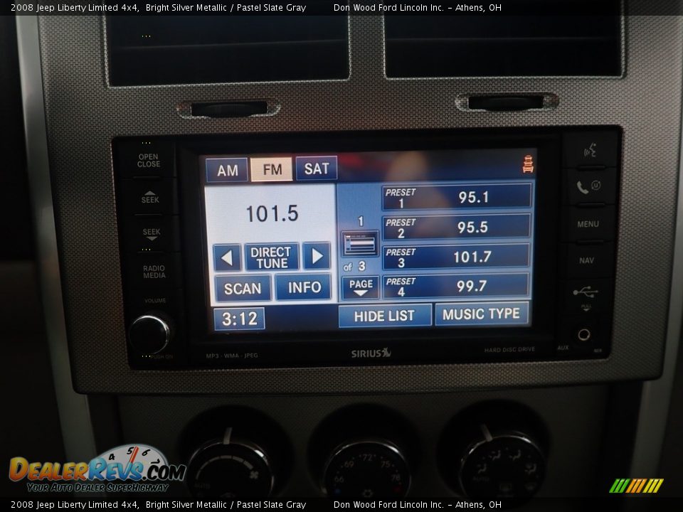 2008 Jeep Liberty Limited 4x4 Bright Silver Metallic / Pastel Slate Gray Photo #2