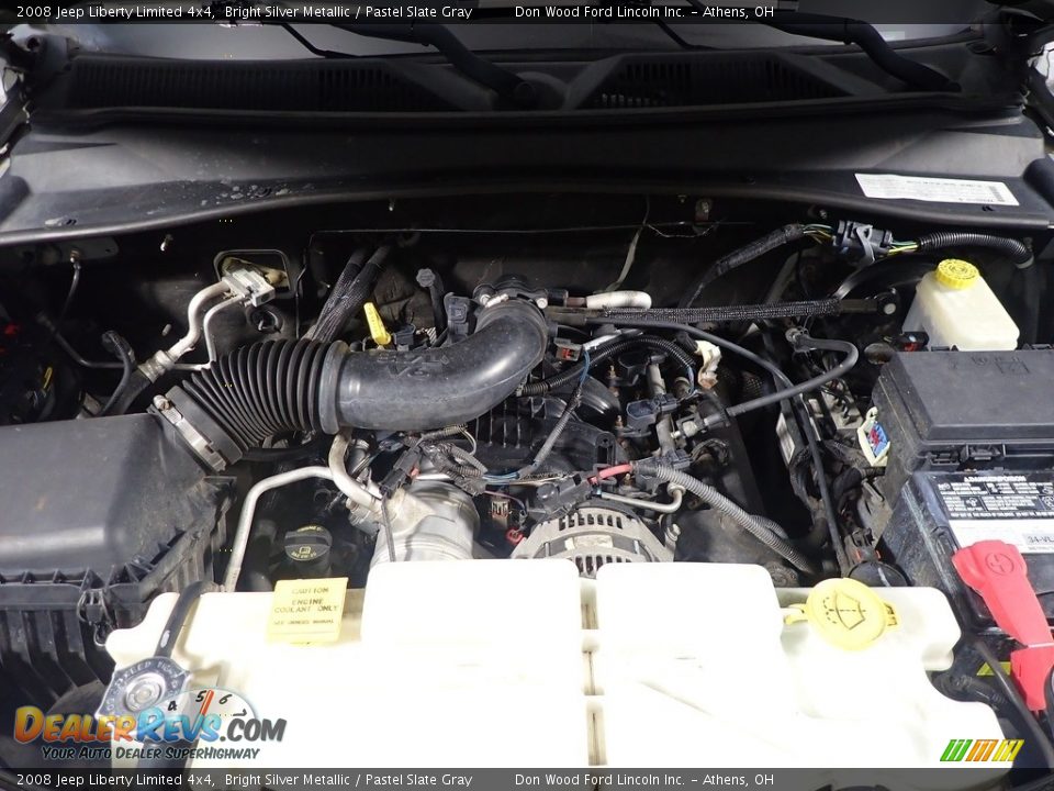 2008 Jeep Liberty Limited 4x4 Bright Silver Metallic / Pastel Slate Gray Photo #7