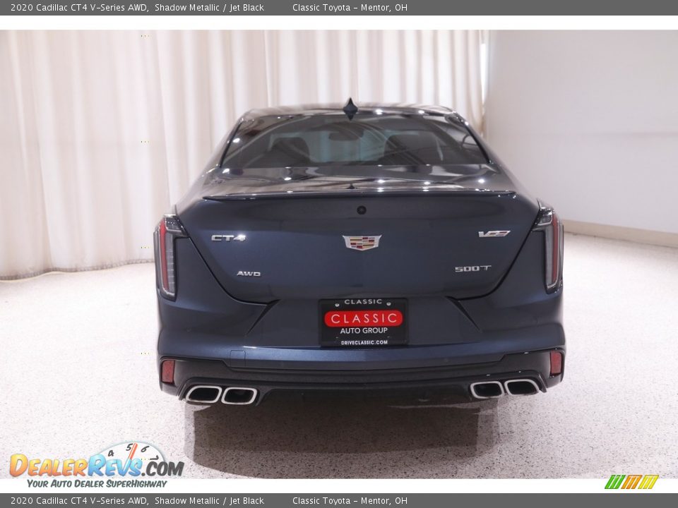 2020 Cadillac CT4 V-Series AWD Shadow Metallic / Jet Black Photo #19