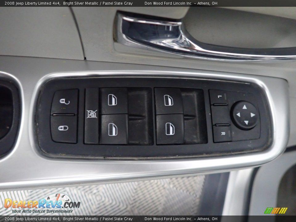 2008 Jeep Liberty Limited 4x4 Bright Silver Metallic / Pastel Slate Gray Photo #21