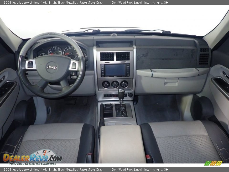 2008 Jeep Liberty Limited 4x4 Bright Silver Metallic / Pastel Slate Gray Photo #24