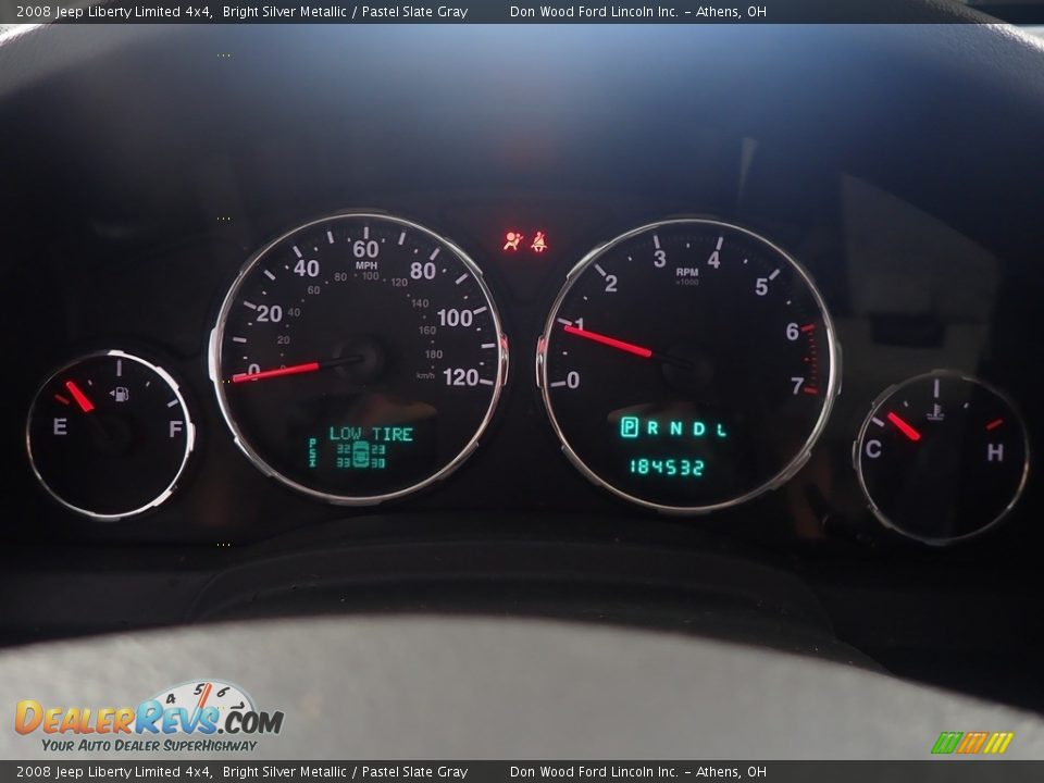 2008 Jeep Liberty Limited 4x4 Bright Silver Metallic / Pastel Slate Gray Photo #27