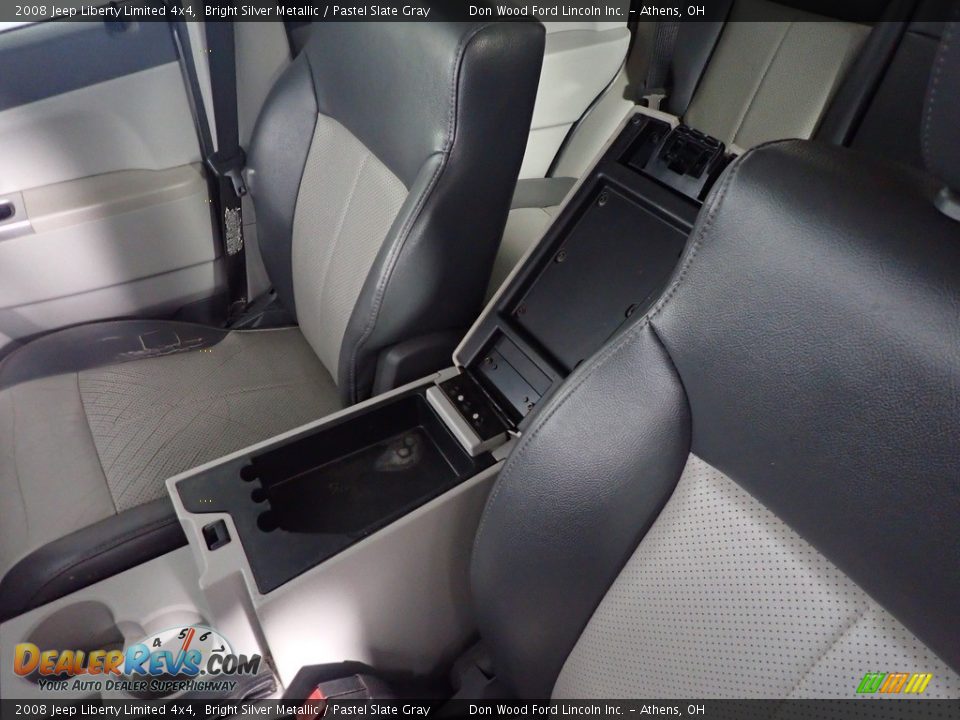 2008 Jeep Liberty Limited 4x4 Bright Silver Metallic / Pastel Slate Gray Photo #31