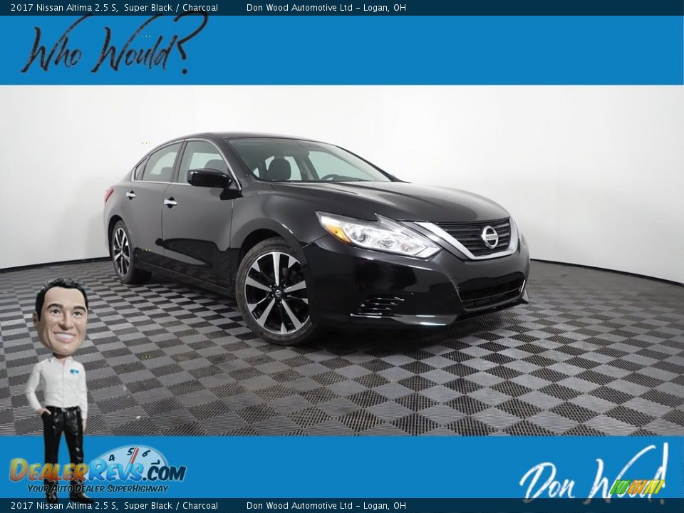 2017 Nissan Altima 2.5 S Super Black / Charcoal Photo #1