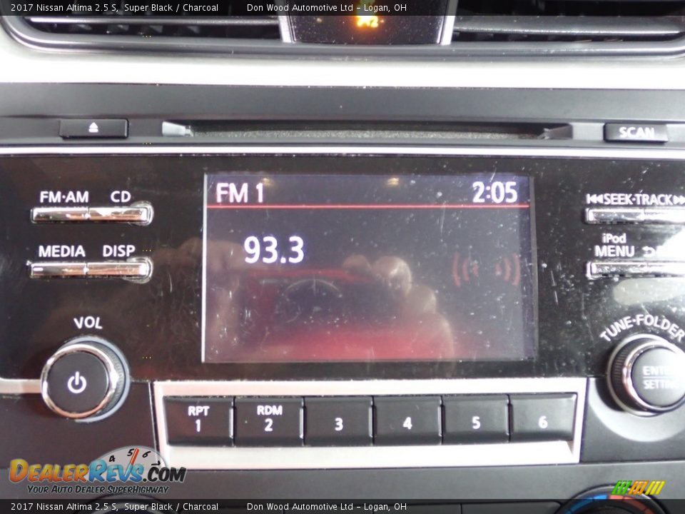 2017 Nissan Altima 2.5 S Super Black / Charcoal Photo #2
