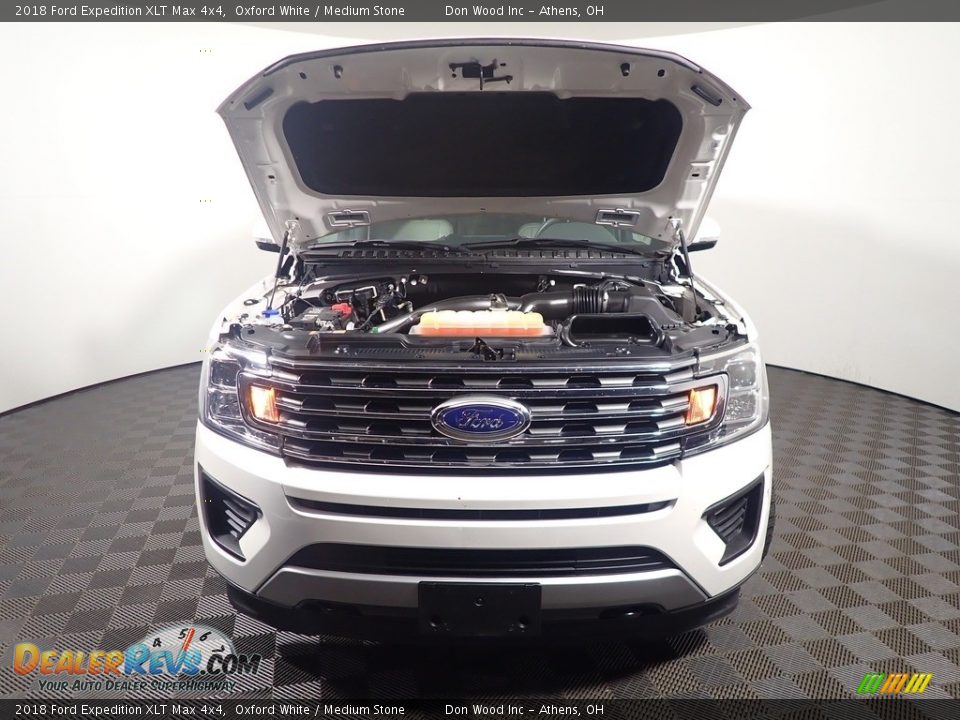 2018 Ford Expedition XLT Max 4x4 Oxford White / Medium Stone Photo #7