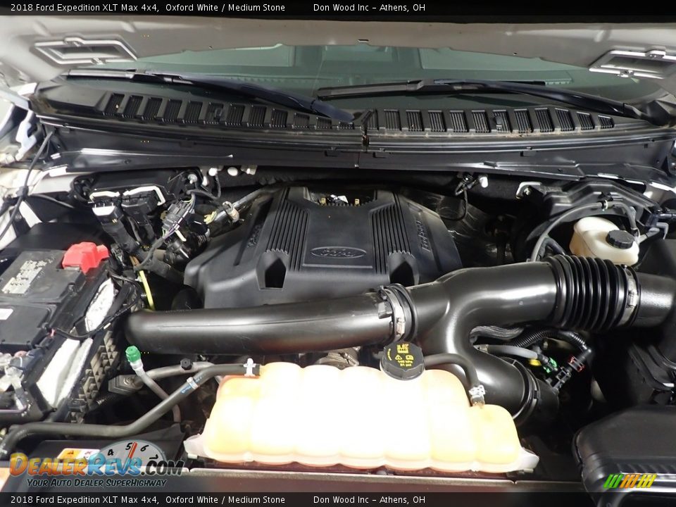 2018 Ford Expedition XLT Max 4x4 Oxford White / Medium Stone Photo #8
