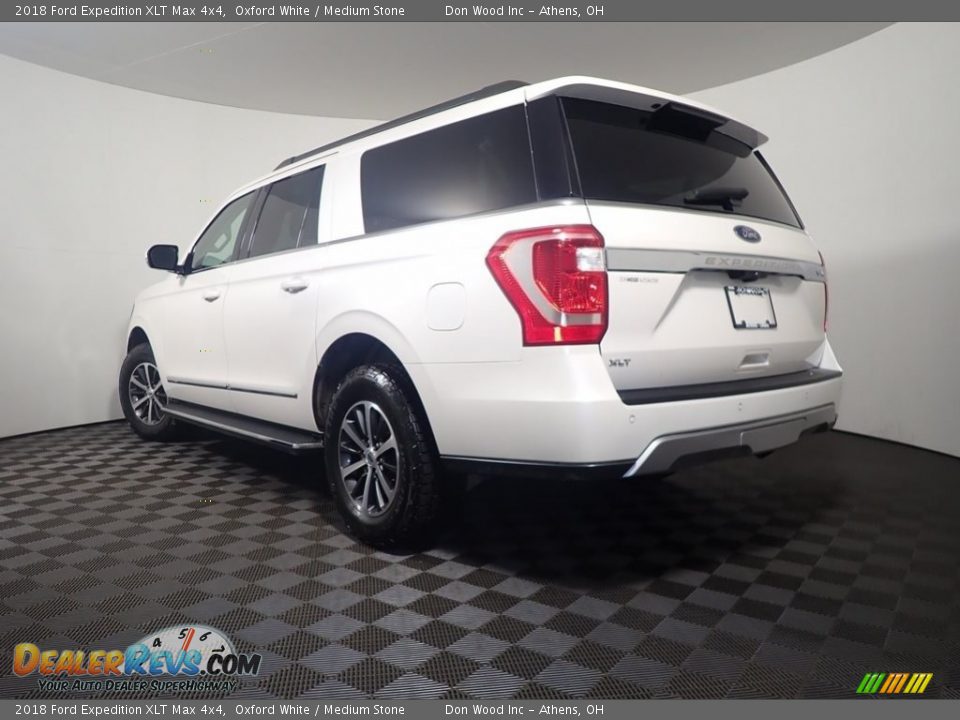 2018 Ford Expedition XLT Max 4x4 Oxford White / Medium Stone Photo #11
