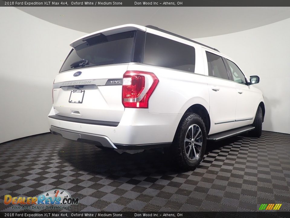 2018 Ford Expedition XLT Max 4x4 Oxford White / Medium Stone Photo #17