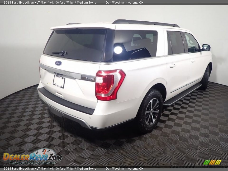 2018 Ford Expedition XLT Max 4x4 Oxford White / Medium Stone Photo #18
