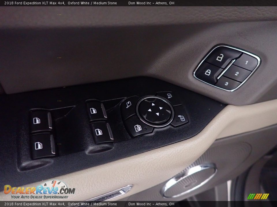 2018 Ford Expedition XLT Max 4x4 Oxford White / Medium Stone Photo #21