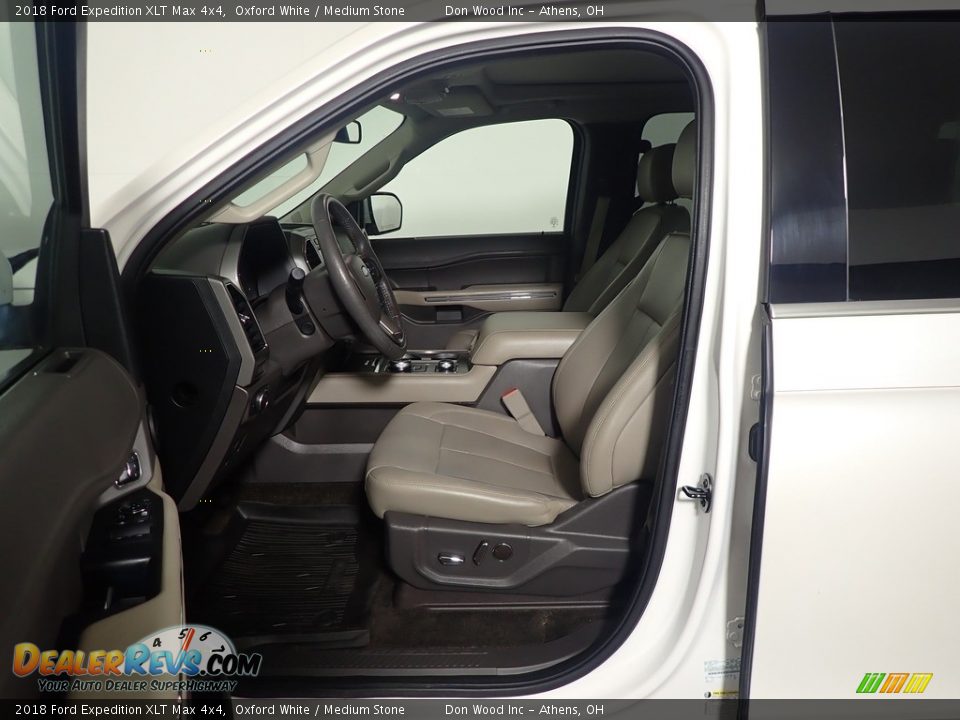 2018 Ford Expedition XLT Max 4x4 Oxford White / Medium Stone Photo #22