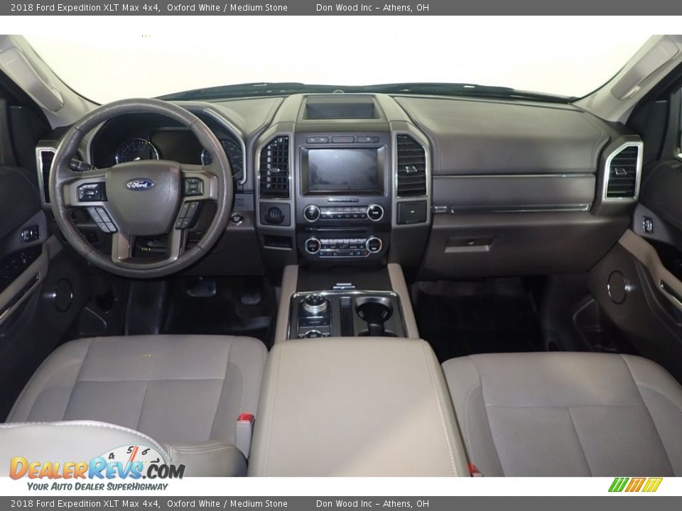 2018 Ford Expedition XLT Max 4x4 Oxford White / Medium Stone Photo #24