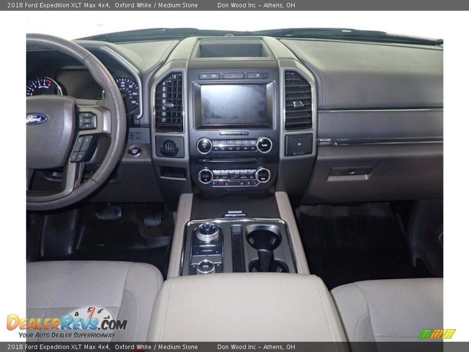 2018 Ford Expedition XLT Max 4x4 Oxford White / Medium Stone Photo #25