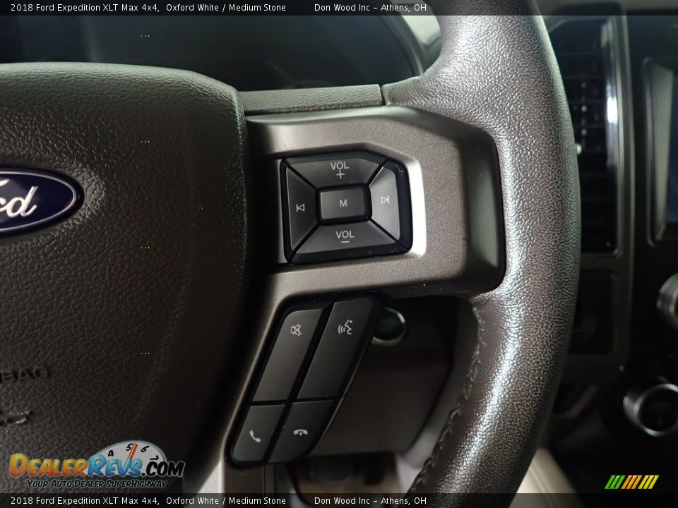 2018 Ford Expedition XLT Max 4x4 Oxford White / Medium Stone Photo #30