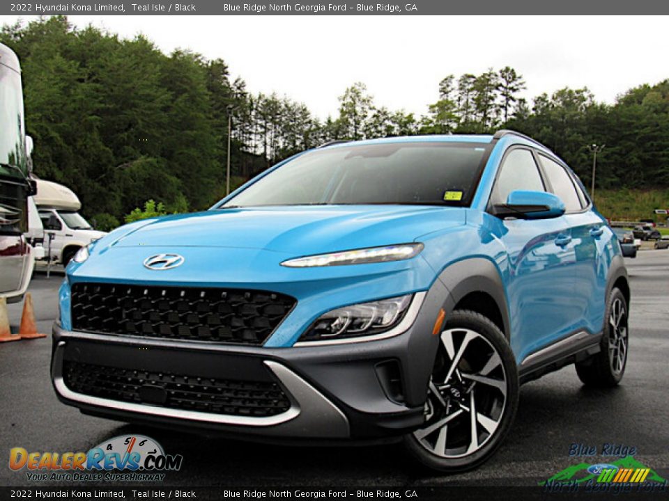 2022 Hyundai Kona Limited Teal Isle / Black Photo #1