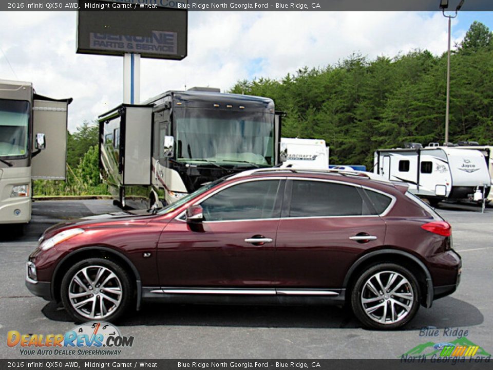 Midnight Garnet 2016 Infiniti QX50 AWD Photo #2