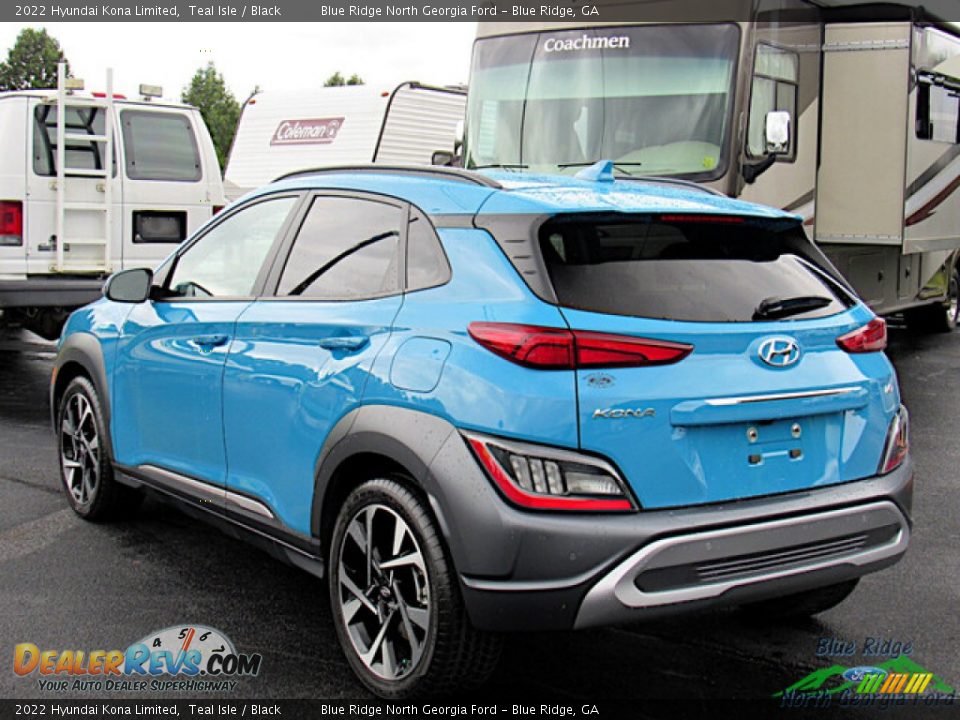 2022 Hyundai Kona Limited Teal Isle / Black Photo #3