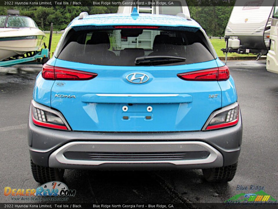 2022 Hyundai Kona Limited Teal Isle / Black Photo #4