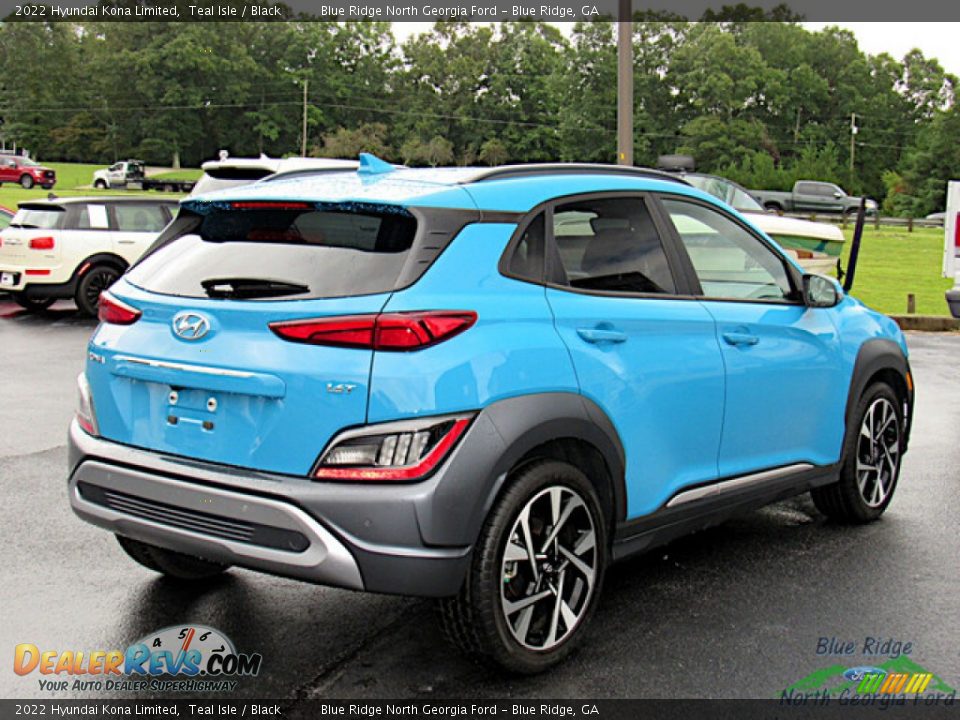 2022 Hyundai Kona Limited Teal Isle / Black Photo #5