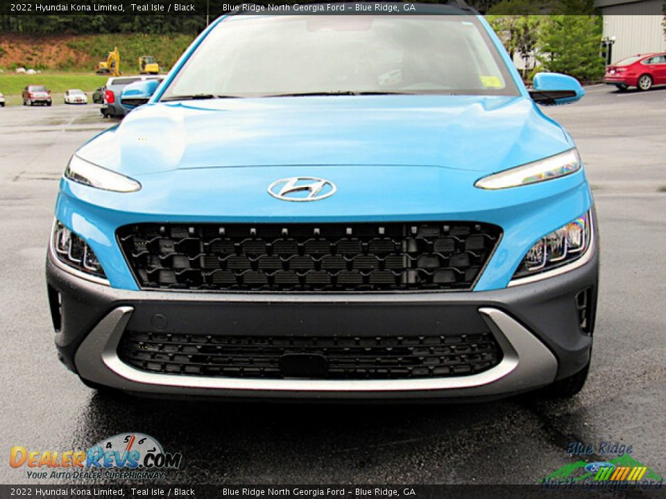 2022 Hyundai Kona Limited Teal Isle / Black Photo #8