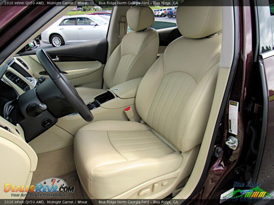 Front Seat of 2016 Infiniti QX50 AWD Photo #11