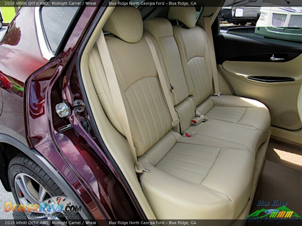 Rear Seat of 2016 Infiniti QX50 AWD Photo #13