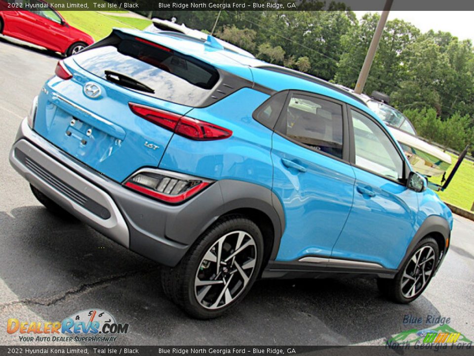 2022 Hyundai Kona Limited Teal Isle / Black Photo #26