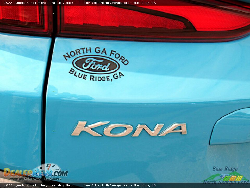 2022 Hyundai Kona Limited Teal Isle / Black Photo #28