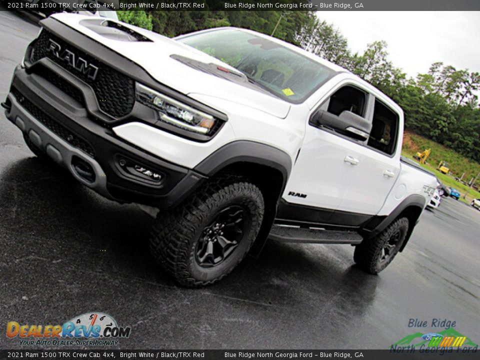 2021 Ram 1500 TRX Crew Cab 4x4 Bright White / Black/TRX Red Photo #28