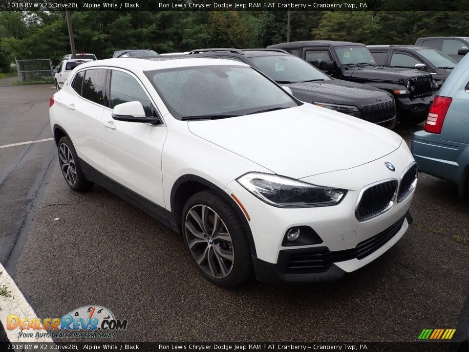 2018 BMW X2 xDrive28i Alpine White / Black Photo #2