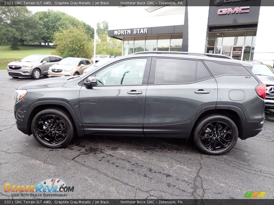 2021 GMC Terrain SLT AWD Graphite Gray Metallic / Jet Black Photo #2