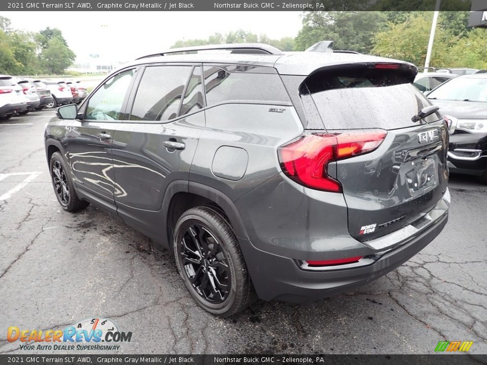 2021 GMC Terrain SLT AWD Graphite Gray Metallic / Jet Black Photo #3